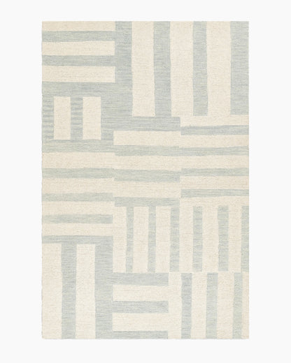 Jack Hand-Tufted Wool Rug - 3'6" x 5'6" / Blue