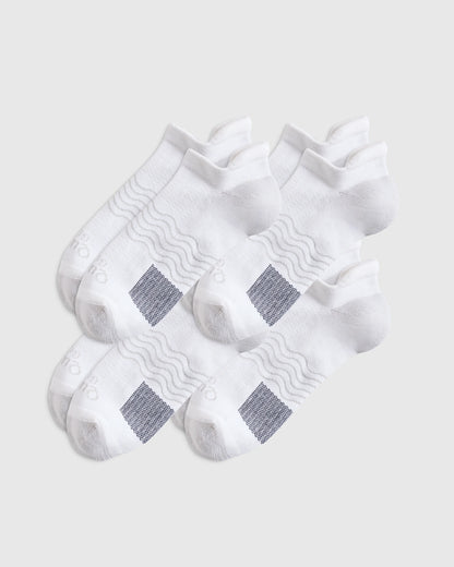 Performance Golf Ankle Socks (4-pack) - S / White