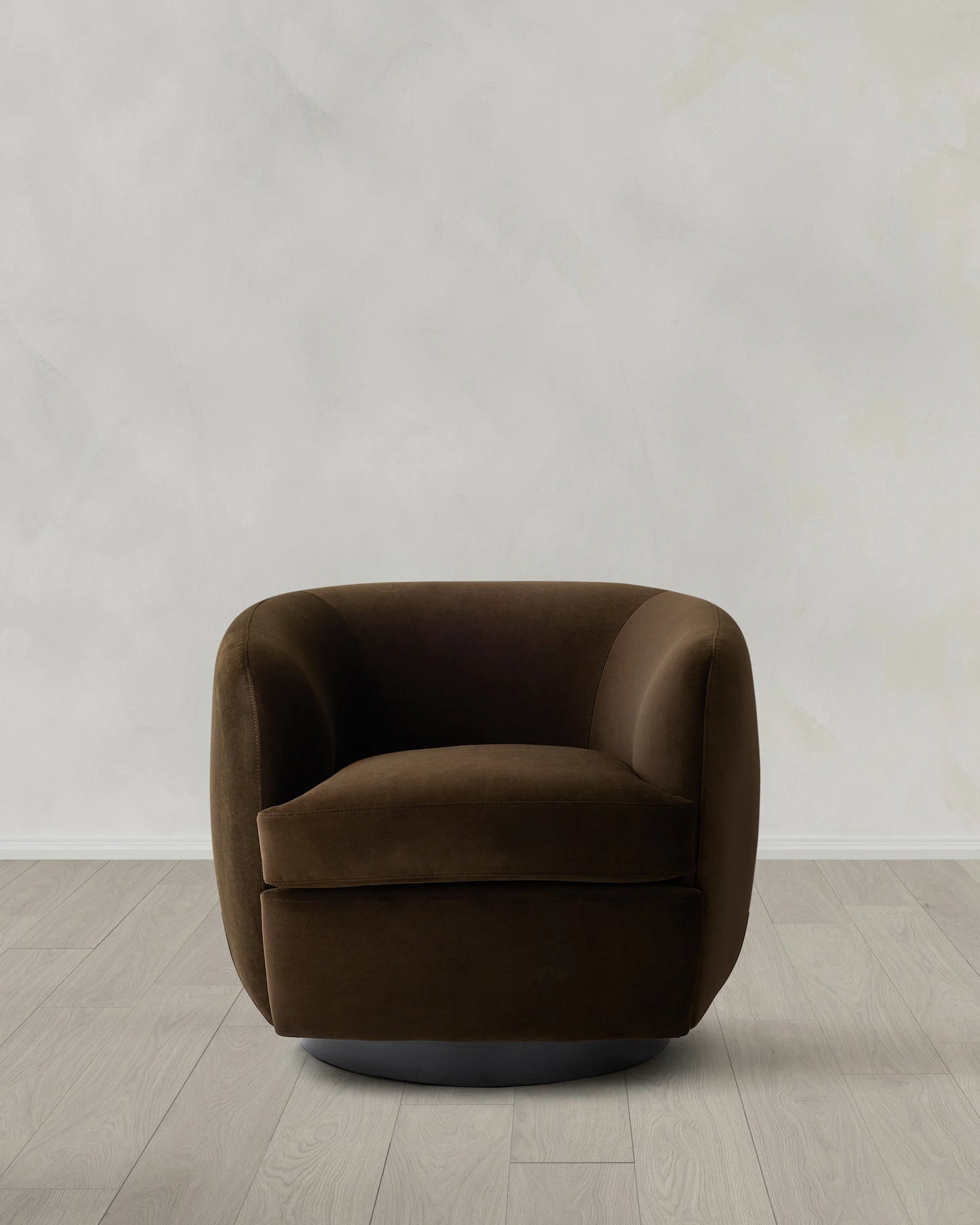 Performance Velvet Swivel Chair - One Size / Performance Velvet Taupe