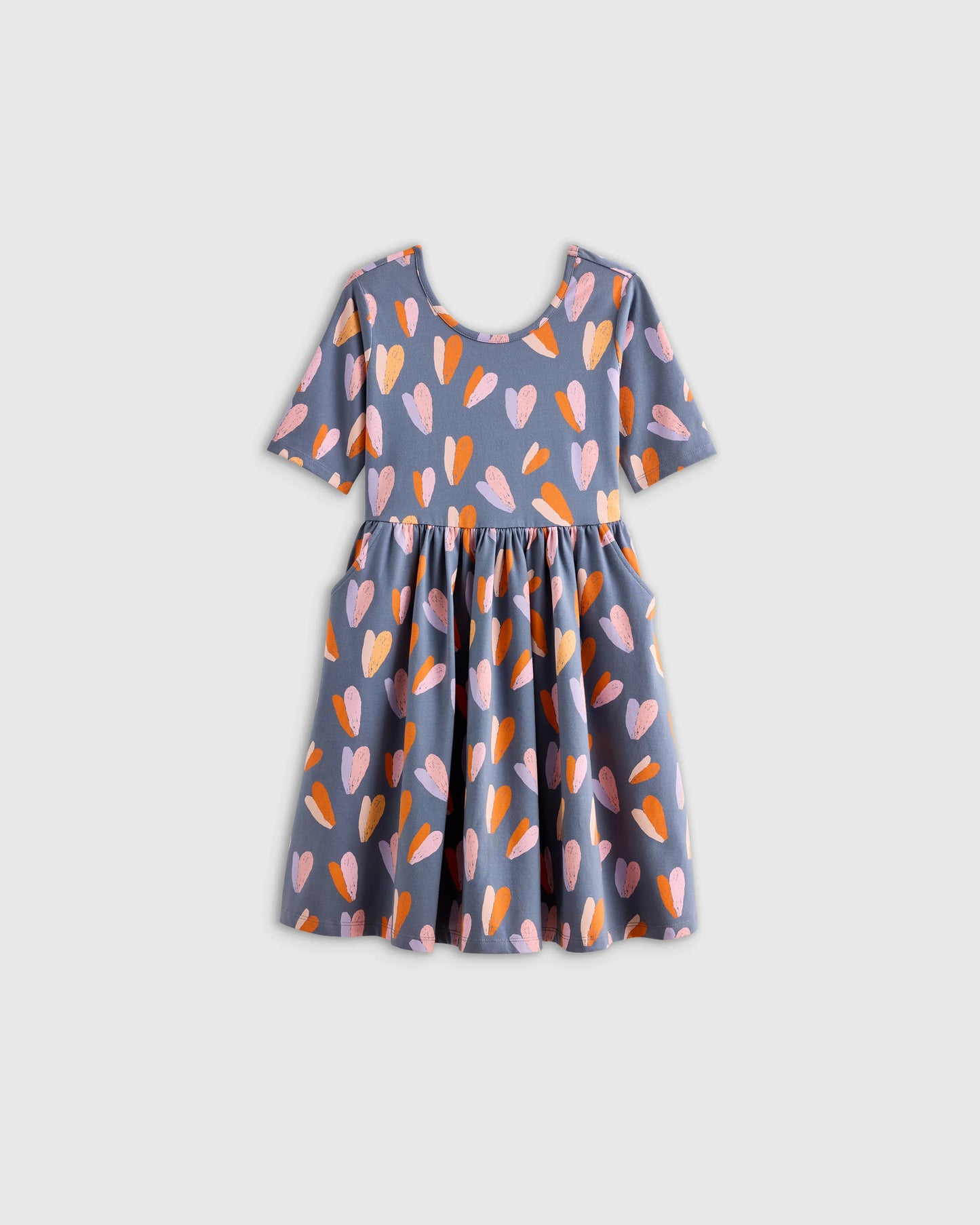 Organic Cotton Skater Dress - 2T / Sweet Cherries