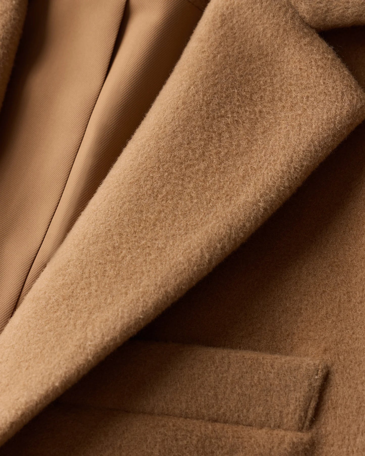 Wool Cashmere Overcoat - XS / Caramel