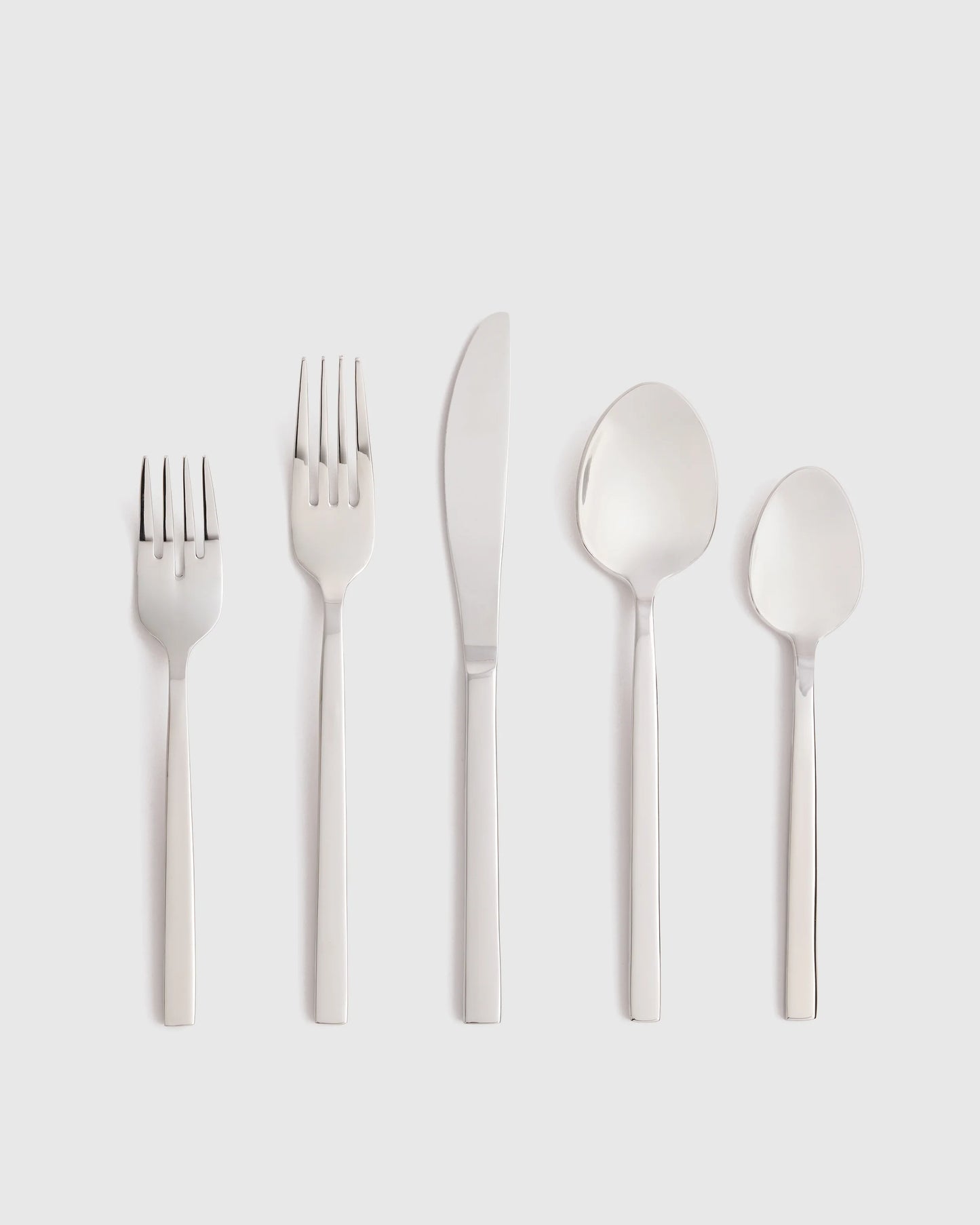 Arezzo 20 Piece Flatware Set - One Size / Polished Stainless Steel