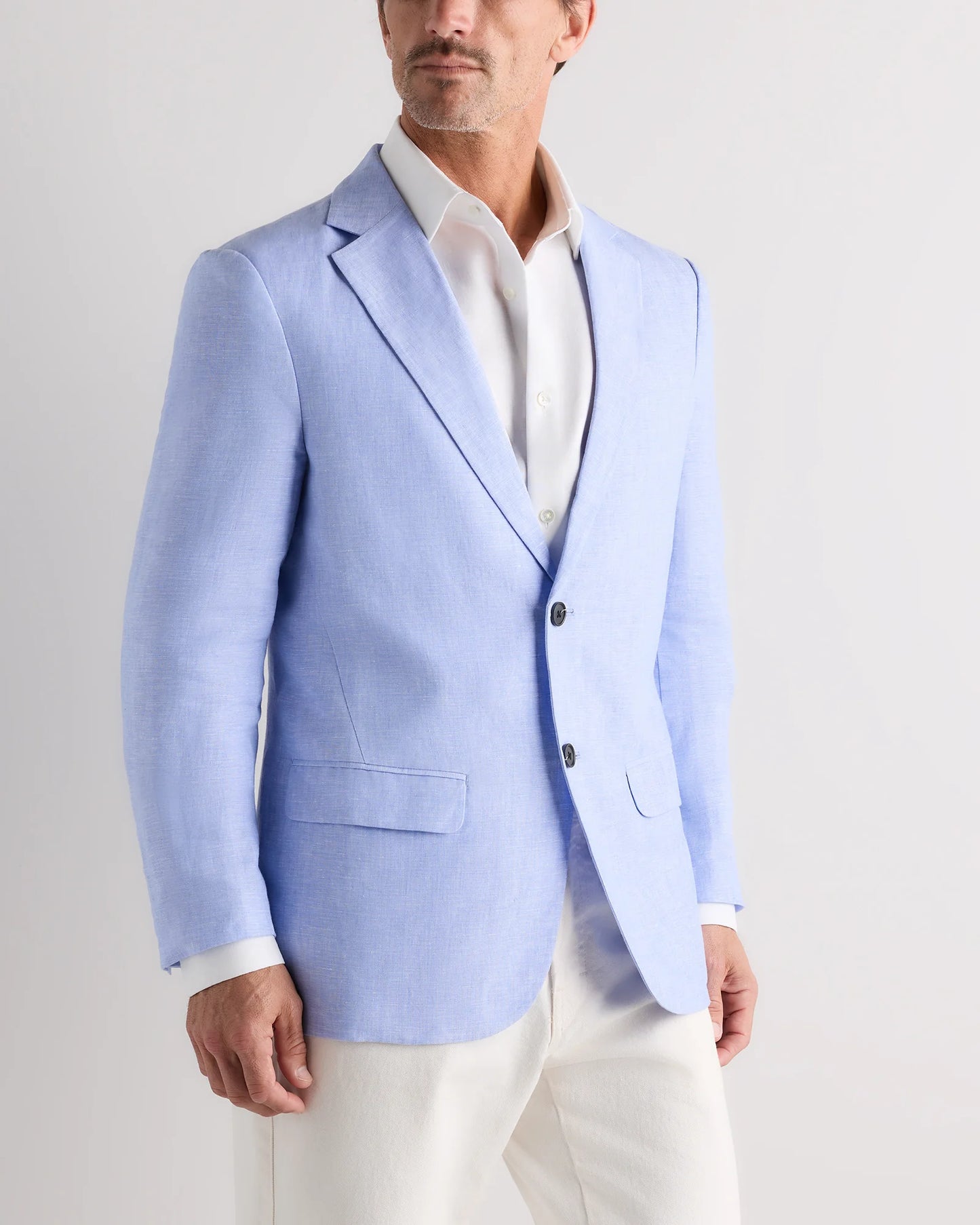 100% European Linen Blazer - XS / French Blue