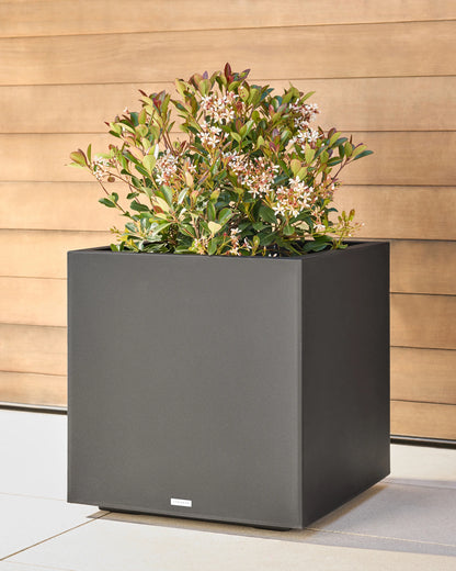 Block Series All Weather Square Planter by Veradek - One Size / Black