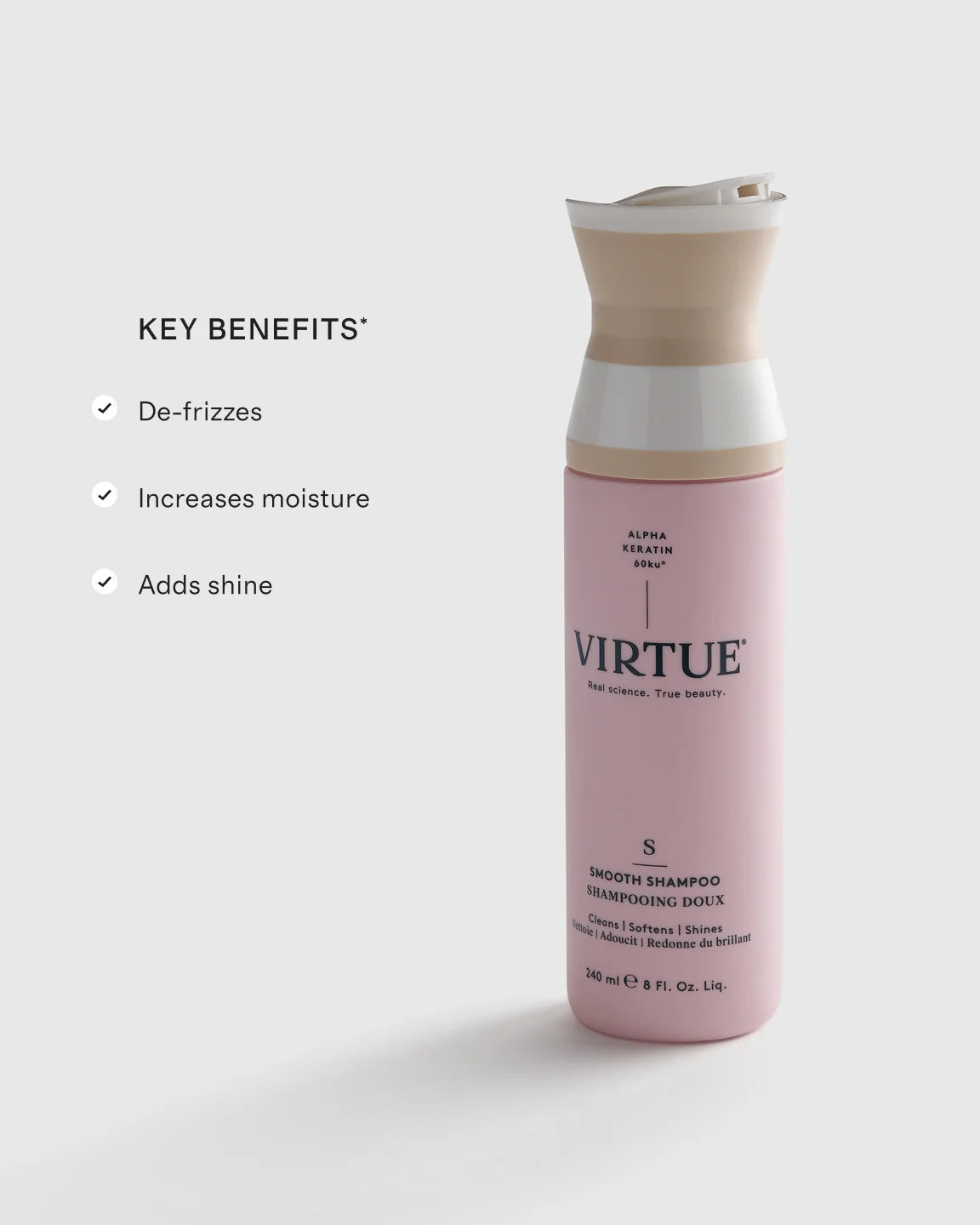 Smooth Shampoo 17 oz by Virtue - One Size / No Color
