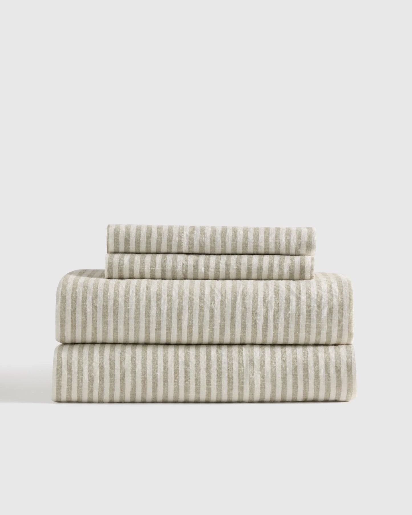 European Linen Sheet Set - Twin / Peach