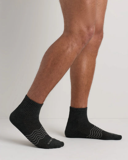 Everyday Cotton Solid Quarter Socks (4-Pack) - S / White