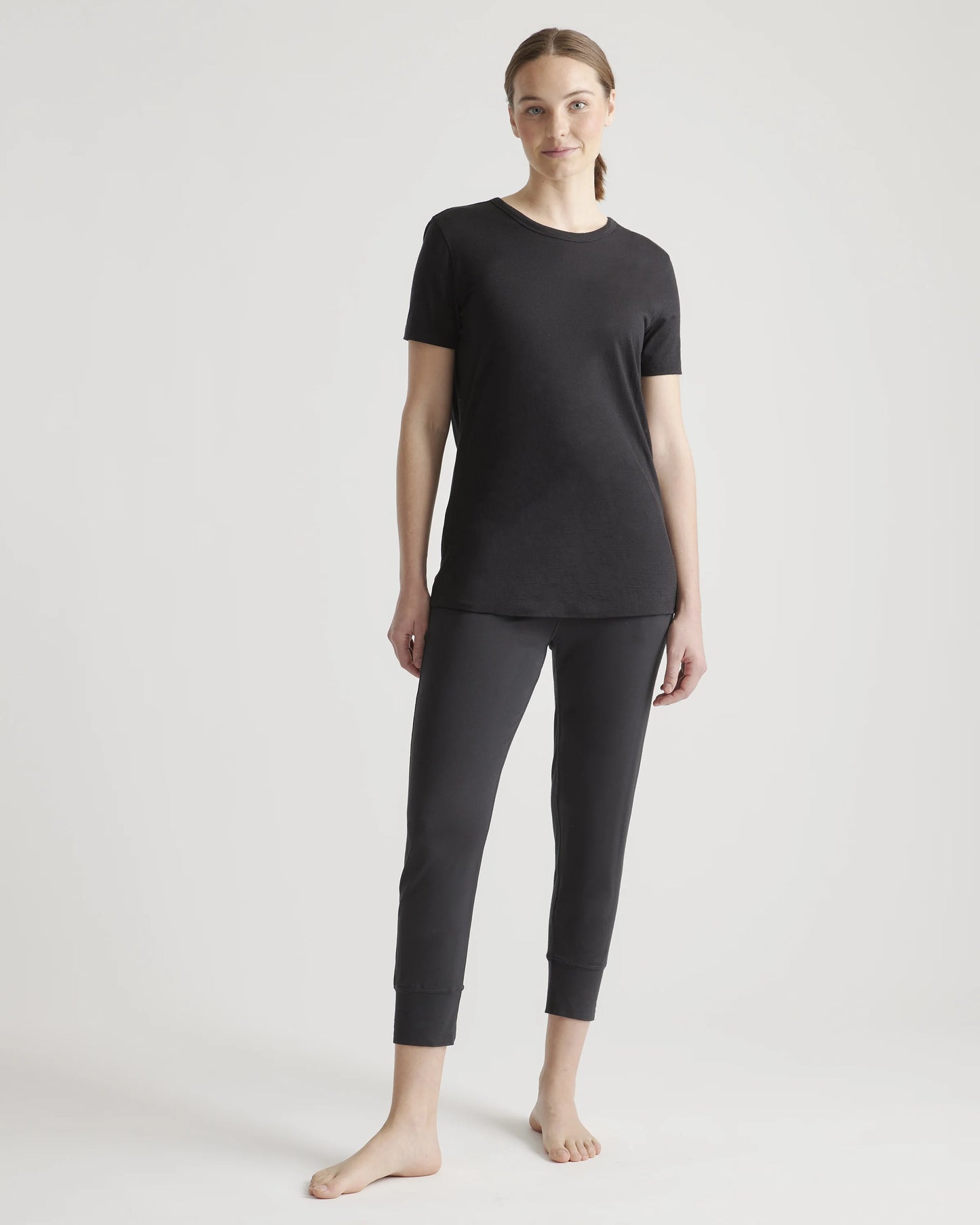 100% Merino Wool All-Season Base Layer Tee - XS / Sea Spray Green