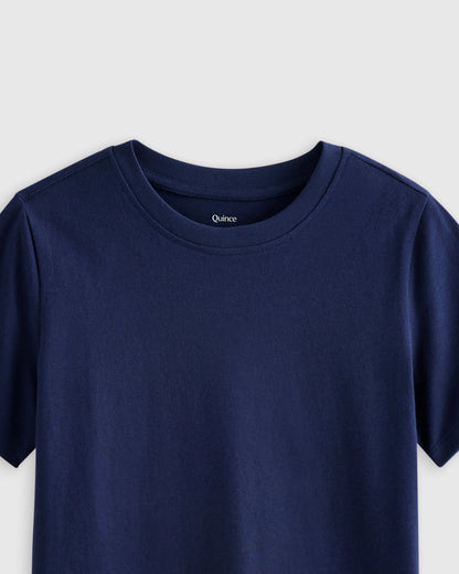 100% Organic Cotton Jersey Short Sleeve Tee - 2T / Dino Sketch