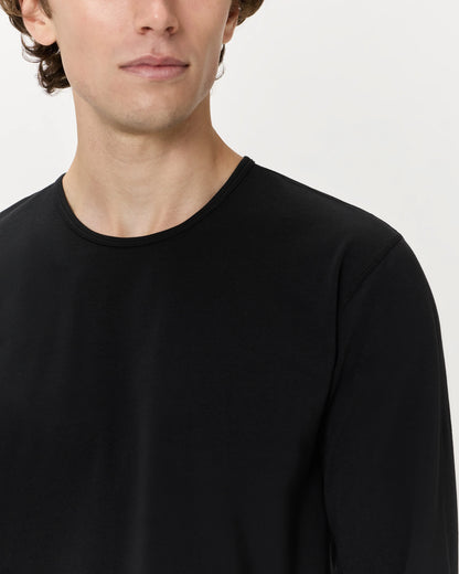 Flex Curve Long Sleeve Tee (3-Pack) - S / Black