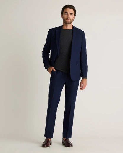 Stretch Wool Dress Pants - Slim - 30X30 / Grey Melange