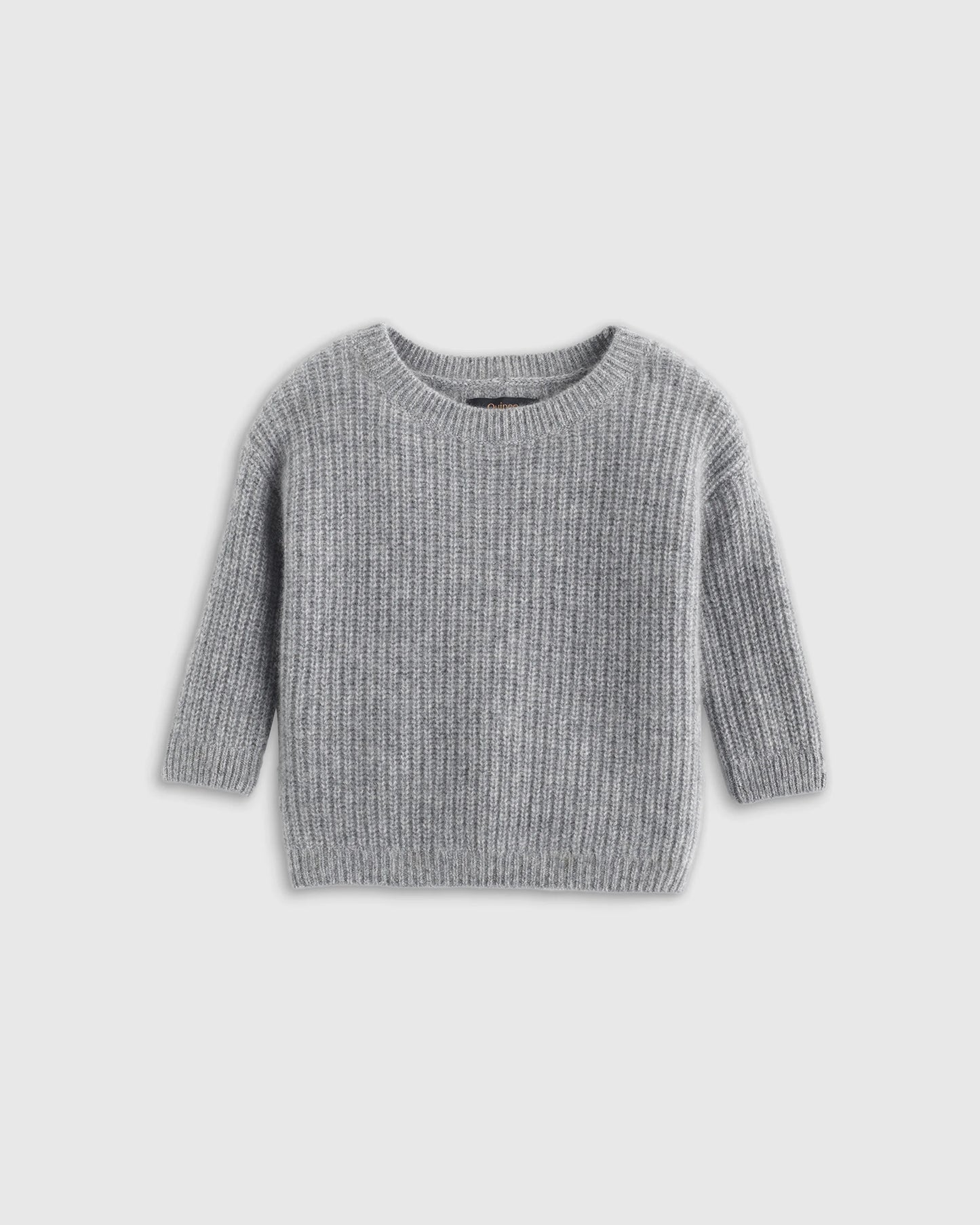 Washable Cashmere Fisherman Tunic Sweater - 2T / Ivory