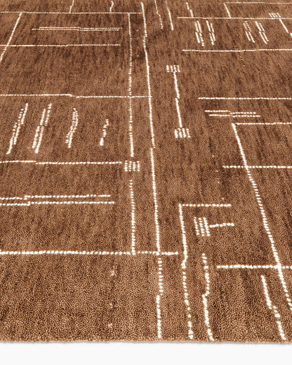 Carson Wool Rug - 3' x 5' / Brown