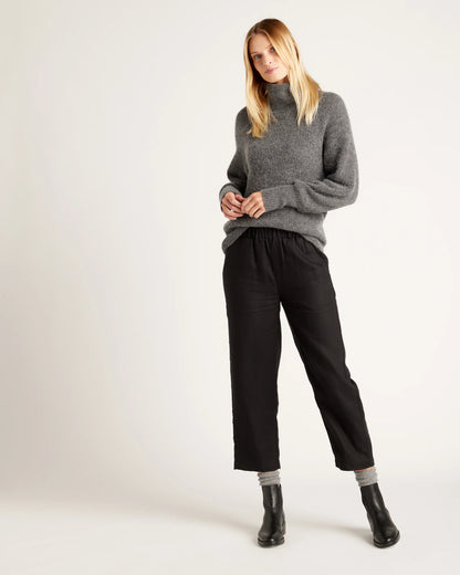 Baby Alpaca-Wool Turtleneck - XS / Light Grey