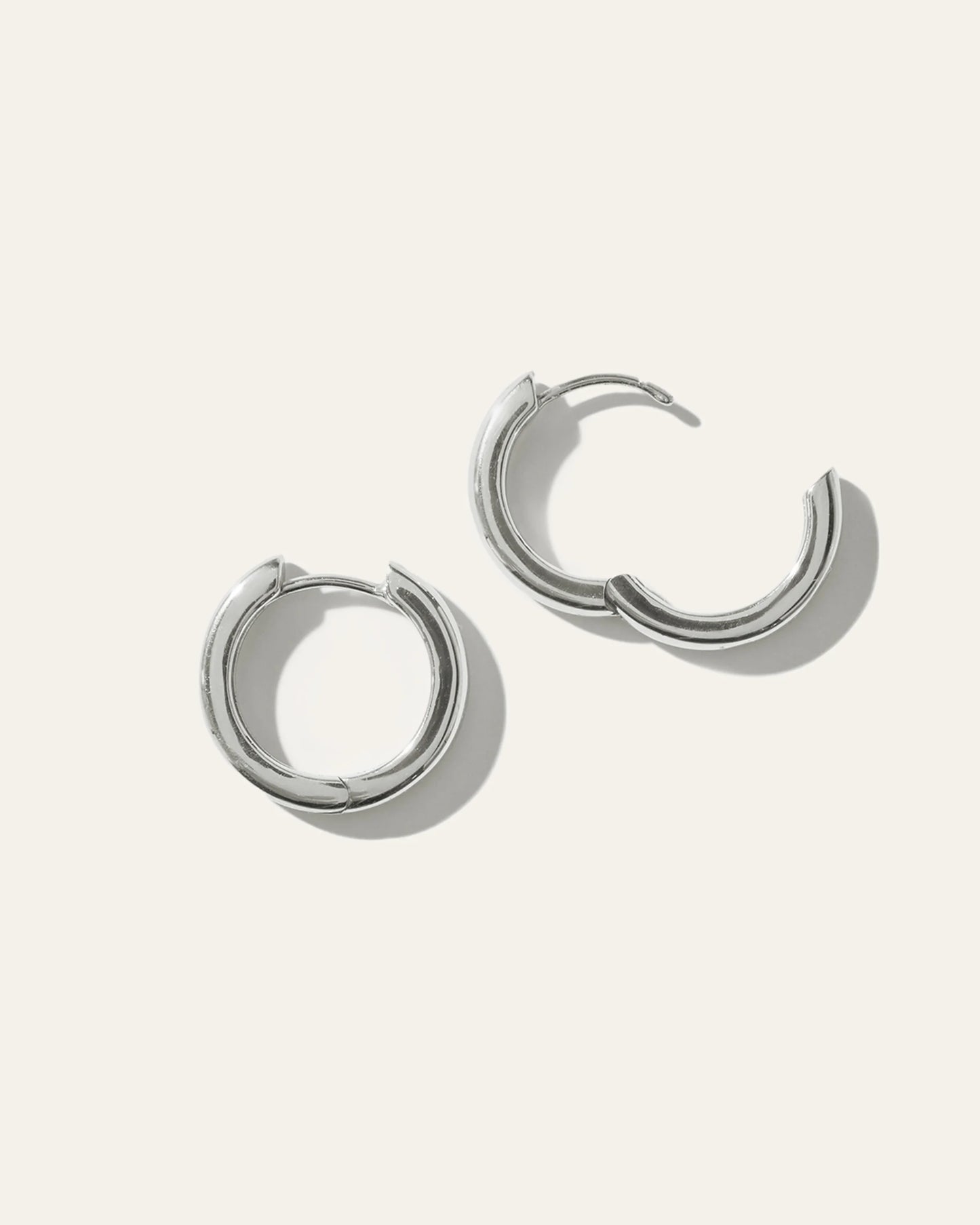 Huggie Hoops - One Size / Sterling Silver