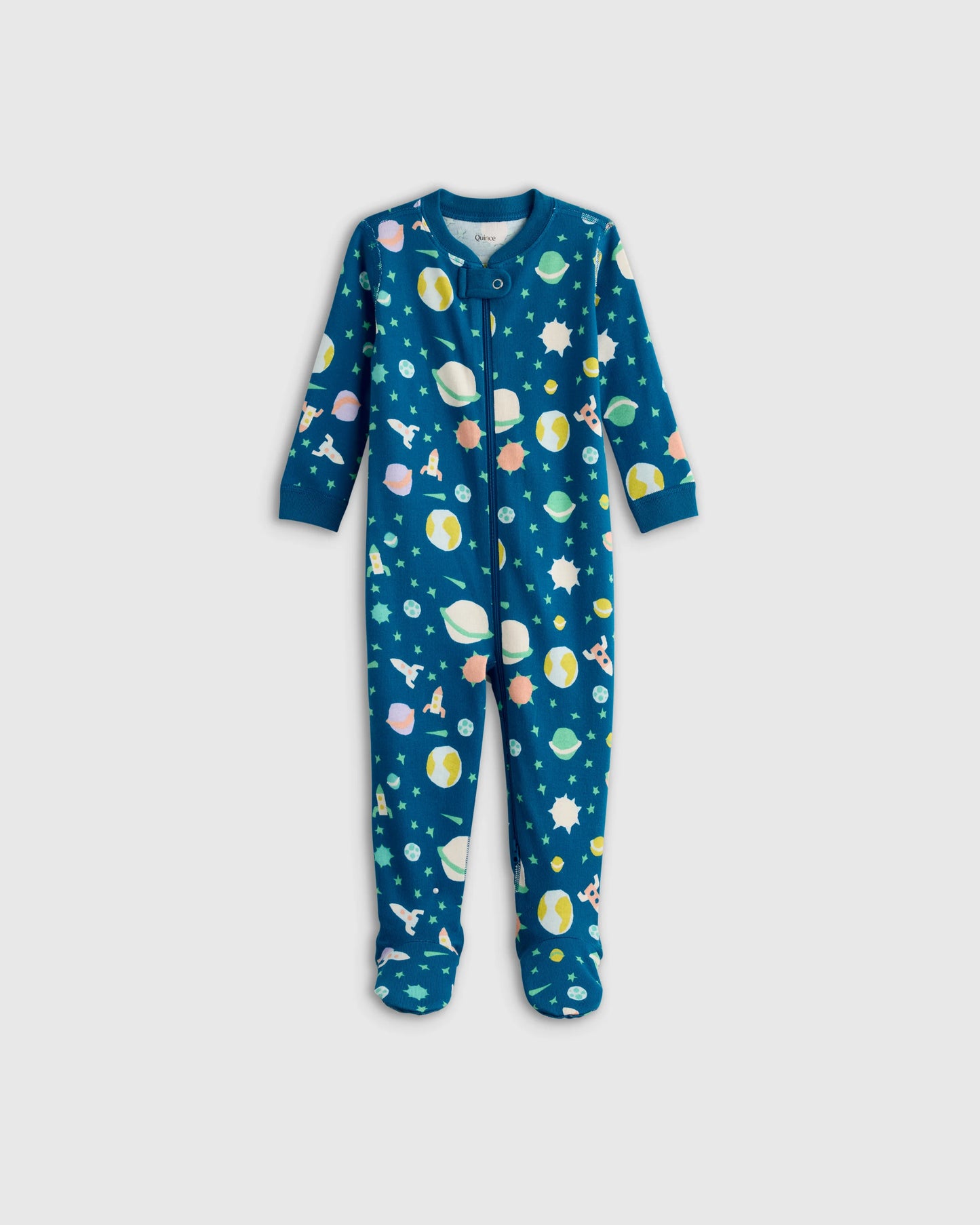 100% Organic Cotton Footie Pajama - 0-3M / Vehicles