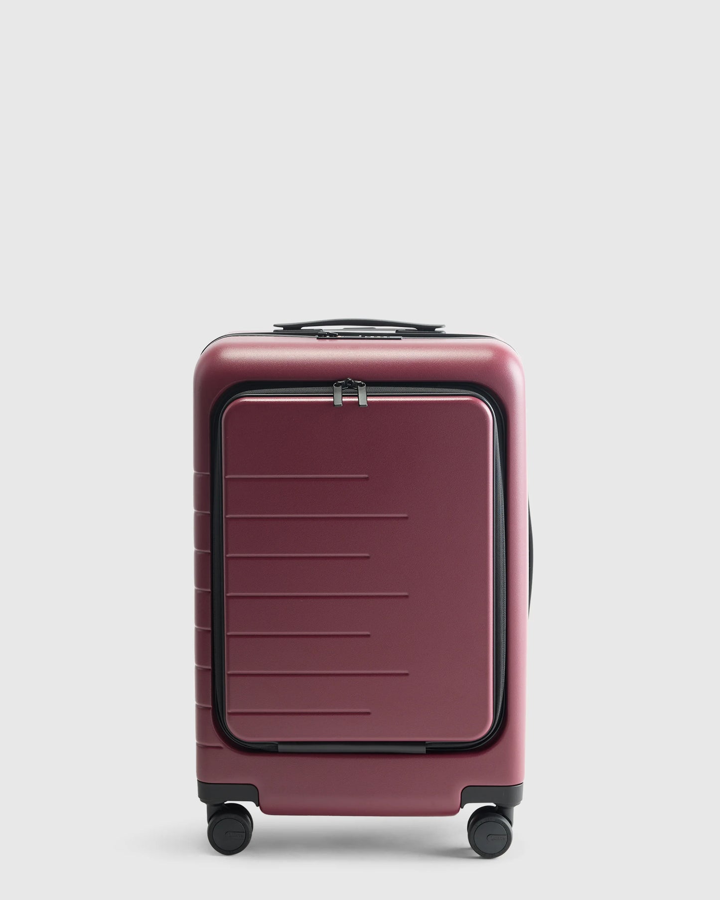 Front Pocket Carry-On Suitcase - One Size / Lavender