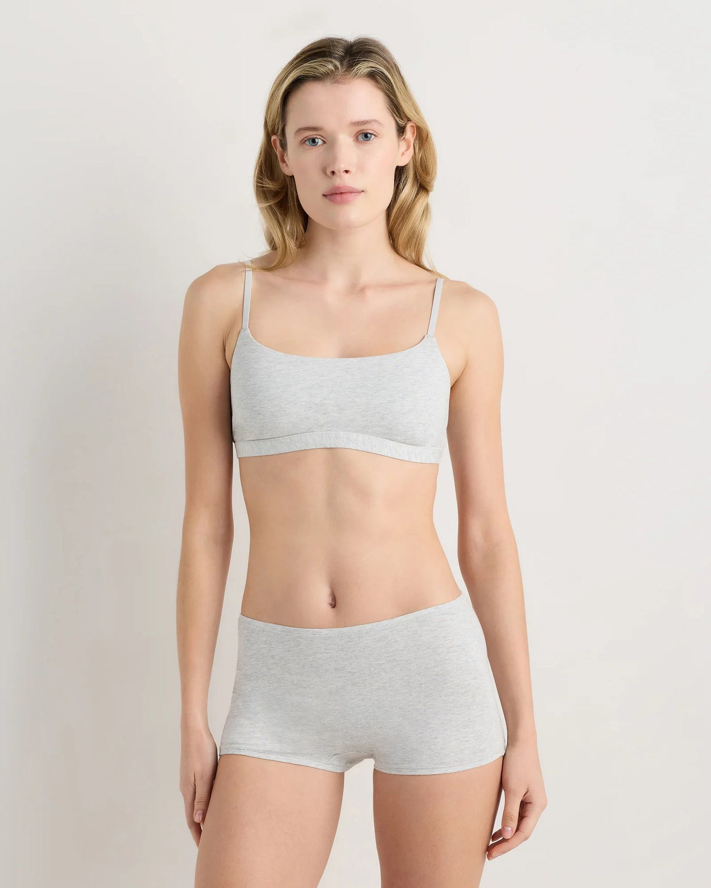 Organic Cotton Boyshort (6-pack) - XS / Black/Soft White/Ocean
