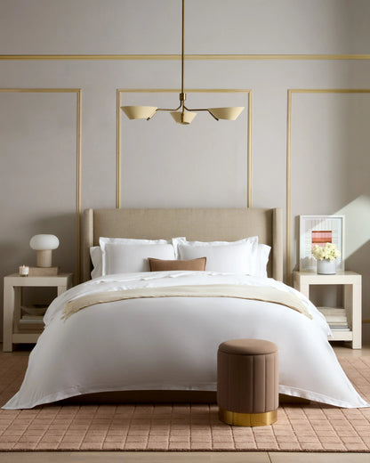 Signature Giza Cotton Sateen Duvet Cover Set - Twin / Sand