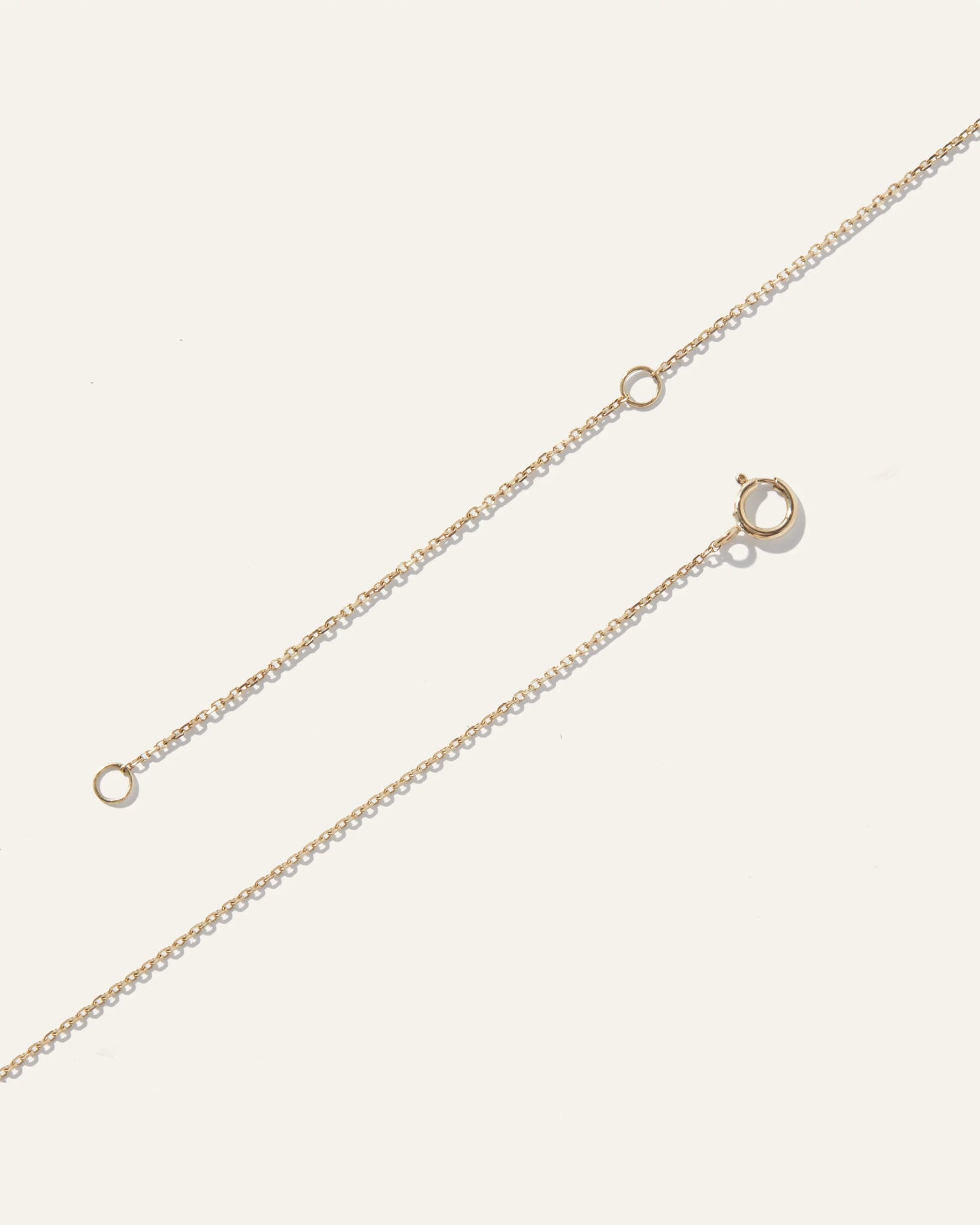 14K Gold Wishbone Necklace - One Size / Yellow Gold