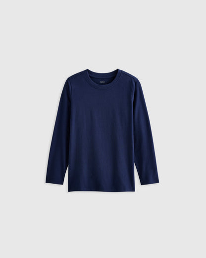 100% Organic Cotton Jersey Long Sleeve Tee - 2T / Dino Sketch