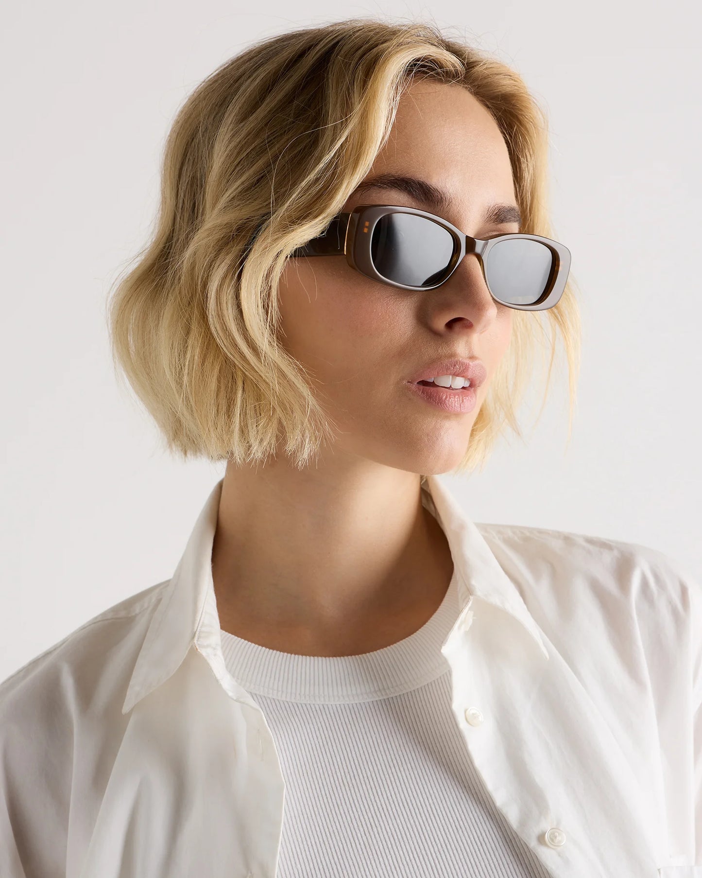 Palma Polarized Acetate Sunglasses - One Size / Black with Green lens