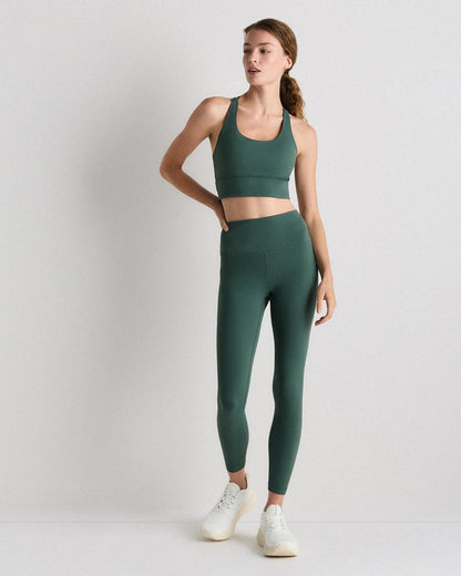 Power-Up Long Line Strappy Sports Bra - XS / Classic White