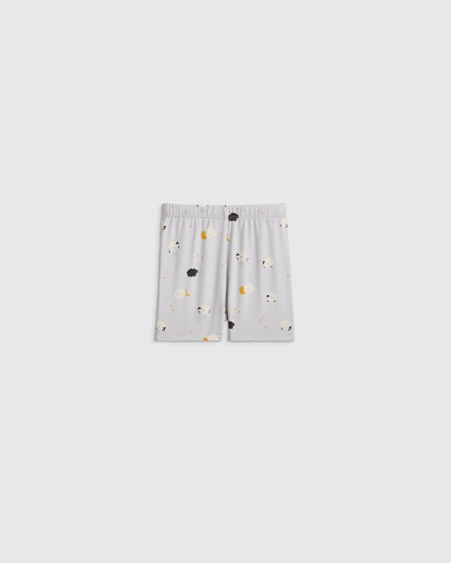 Bamboo Short Sleeve and Shorts Pajama Set - 12-18M / Lavender Hearts