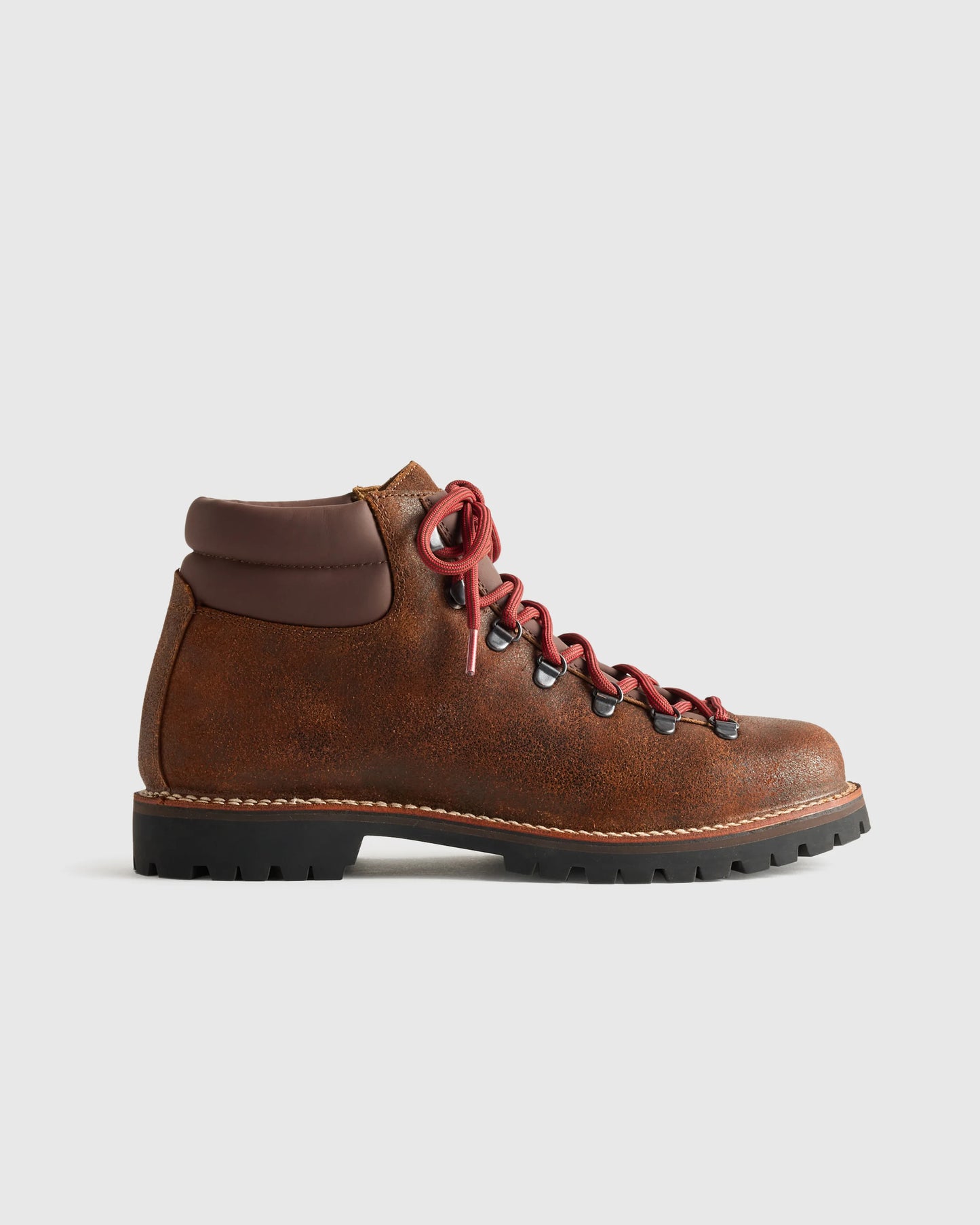 Crafted Leather Waterproof Hiking Boot - 7 / Burnt Timber