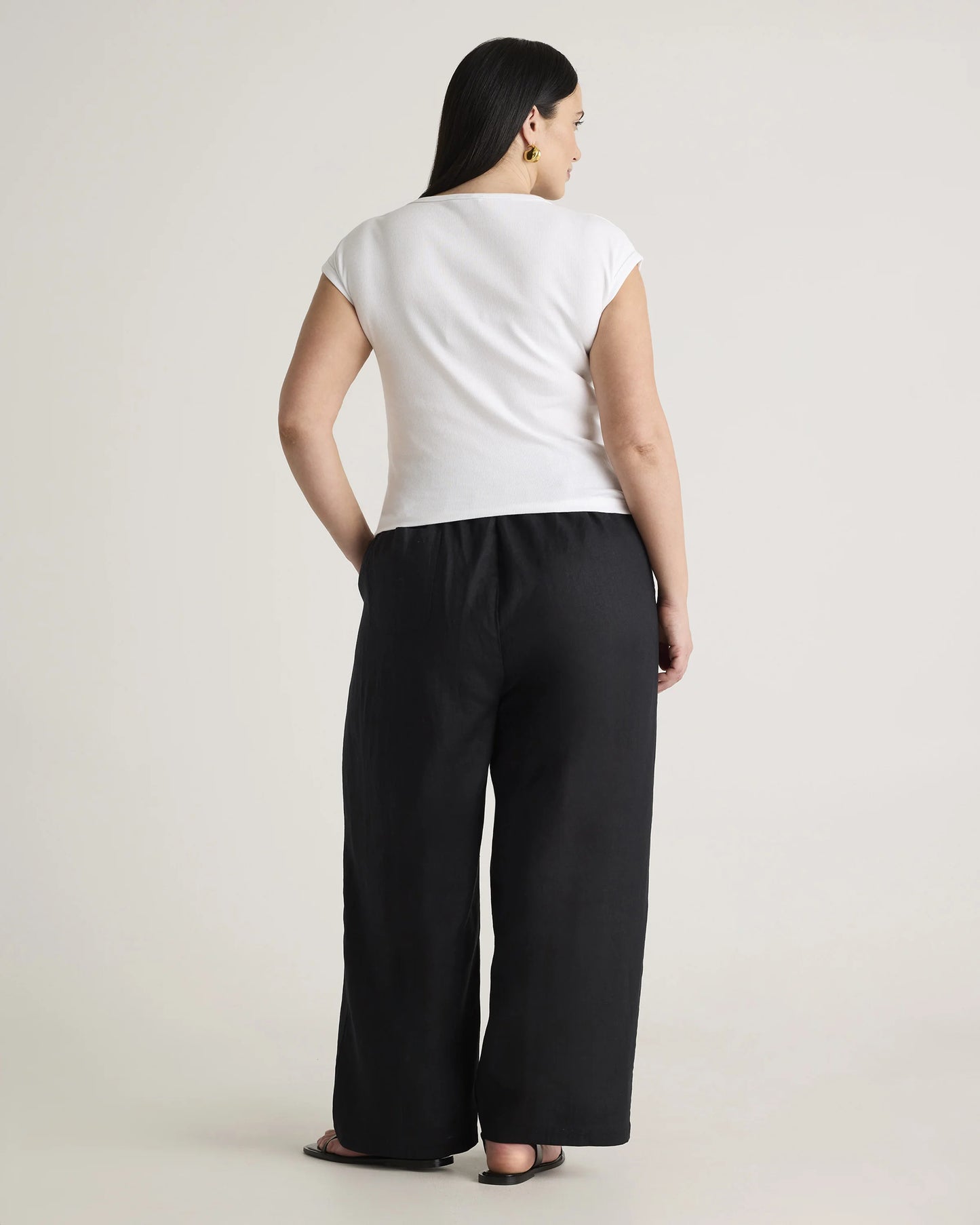 100% European Linen Pants - 1X / Bayberry Olive