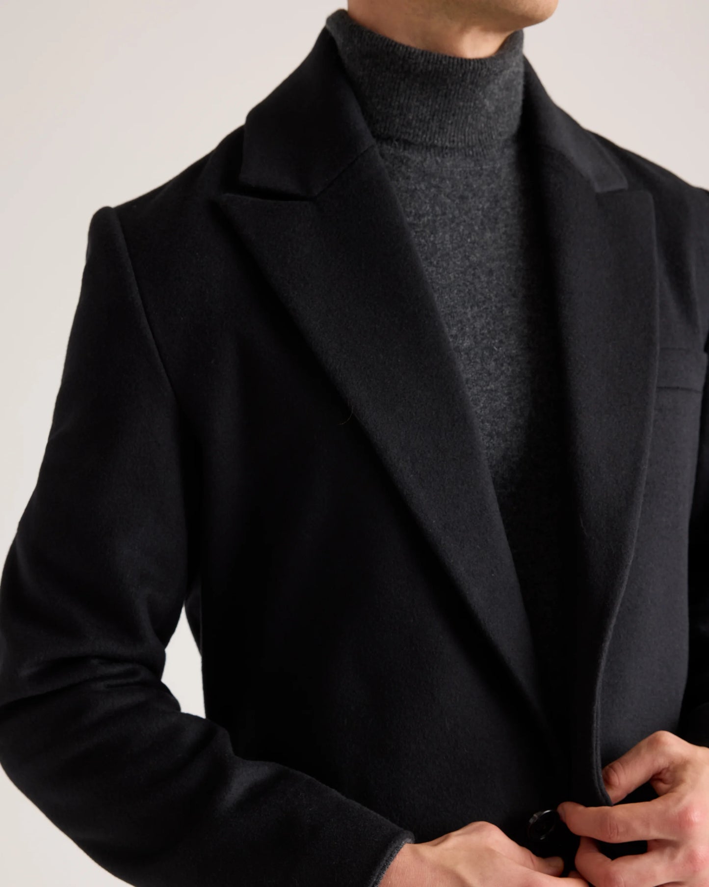 Italian Wool Belted Overcoat - S / Caramel