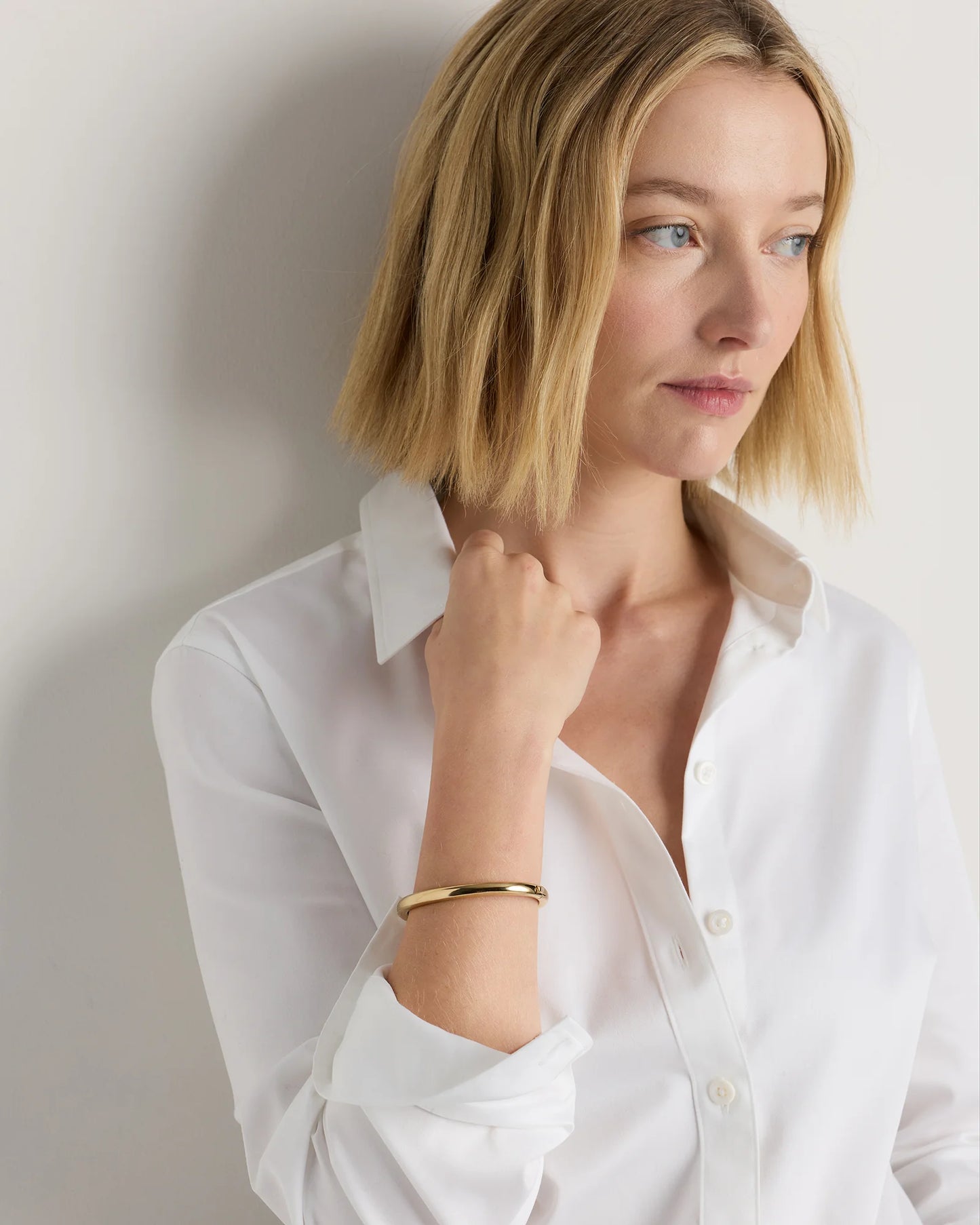 Dome Bangle - Small / Gold Vermeil