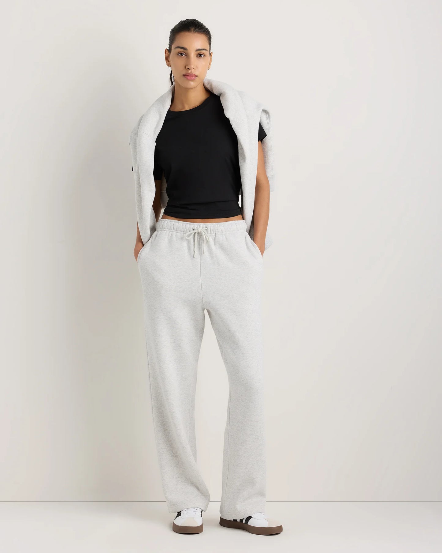 Everyday Fleece Straight Leg Sweatpants - XS / Coastal Sage