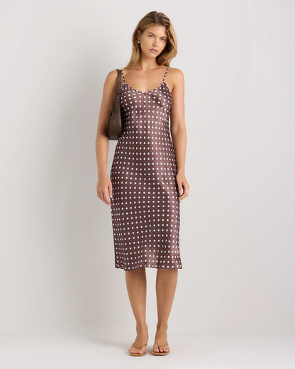 100% Washable Silk Slip Dress - XS / Black