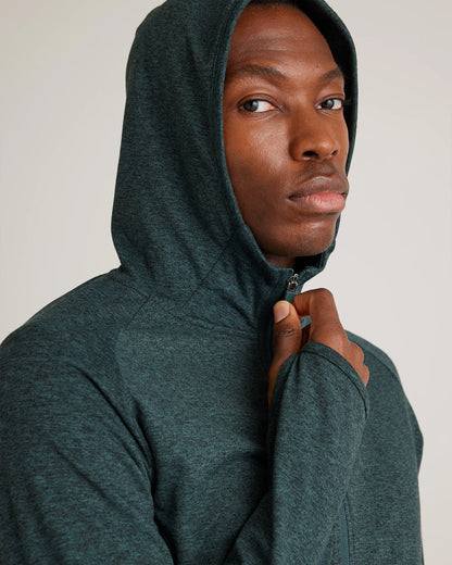 Flowknit Performance Zip Hoodie - S / Heather Grey