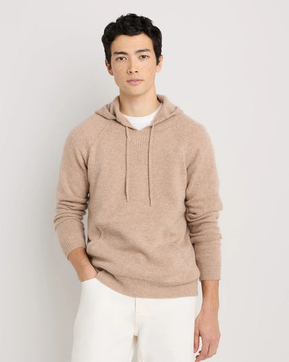 Mongolian Cashmere Pullover Hoodie - XS / Sea Spray Green