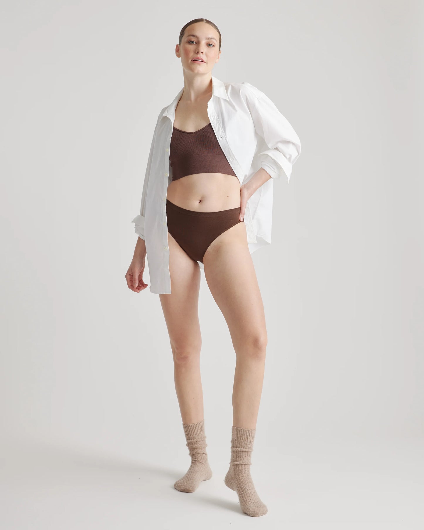 Smoothing Comfort Bikini (6-Pack) - XS / Cocoa