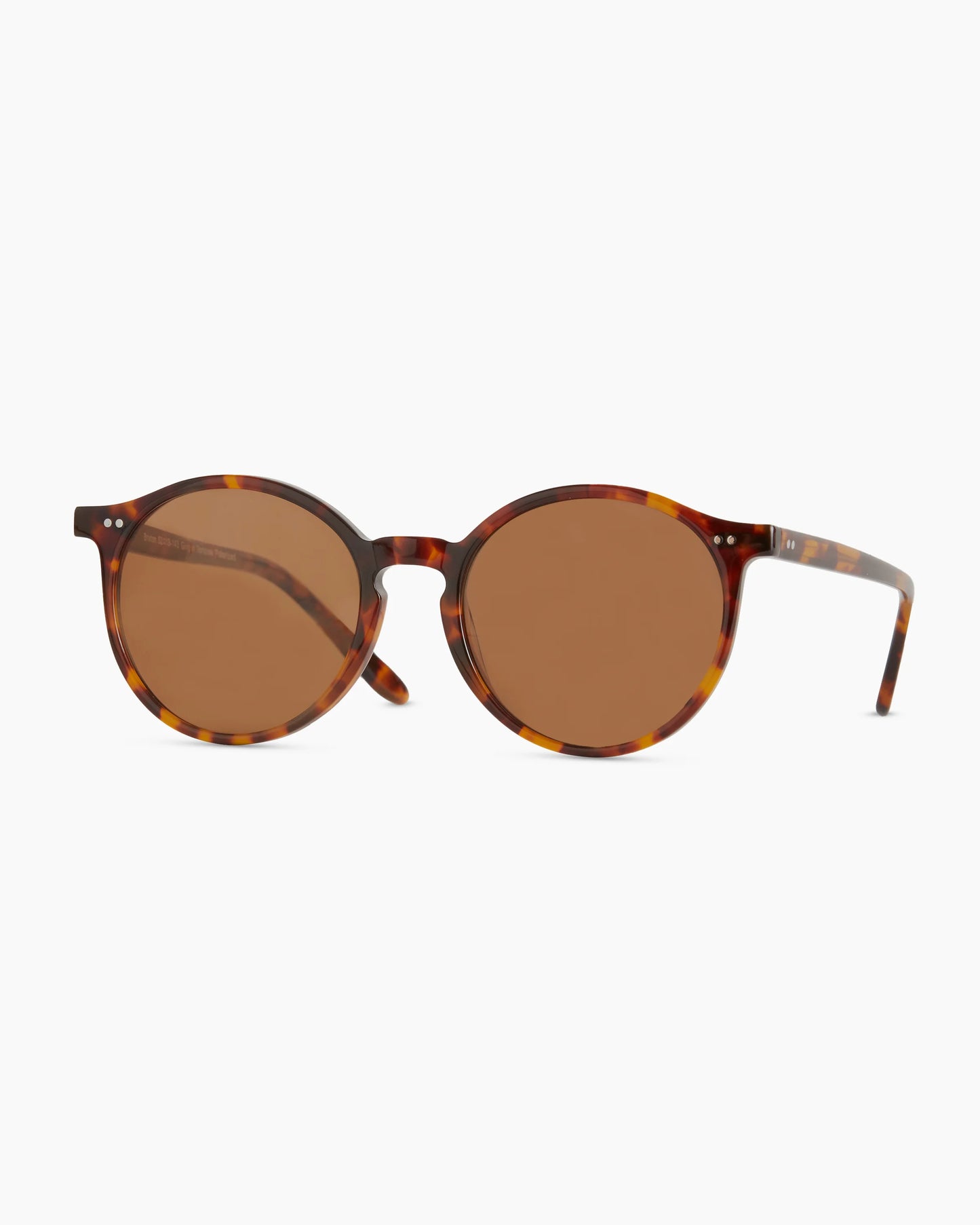 Brixton Polarized Acetate Sunglasses - Standard / Clear Taupe with Brown lens