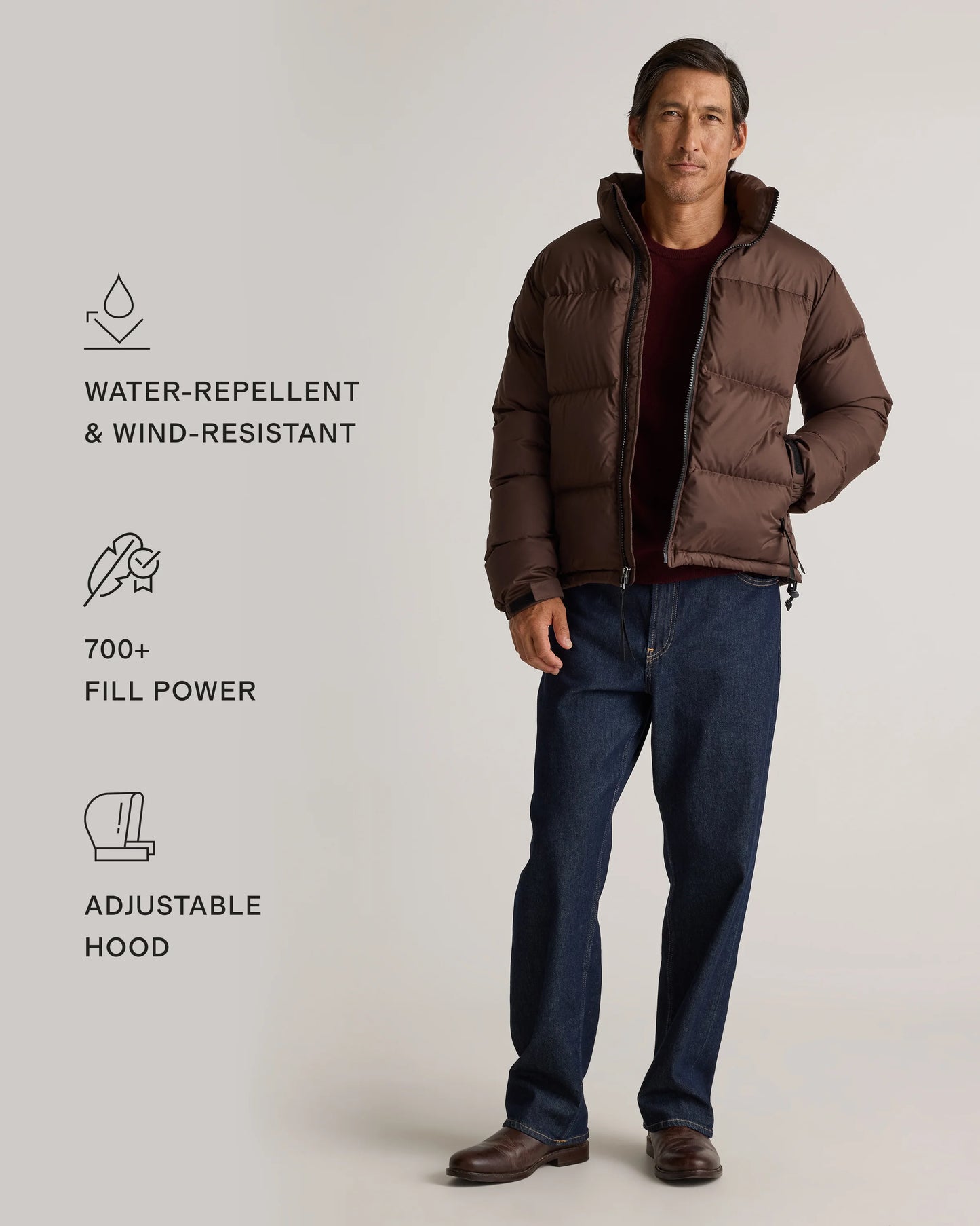 Responsible Down Puffer Jacket - XS / Carbon Grey
