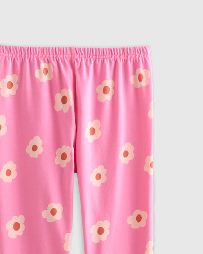 Organic Cotton Leggings - 6 / Red