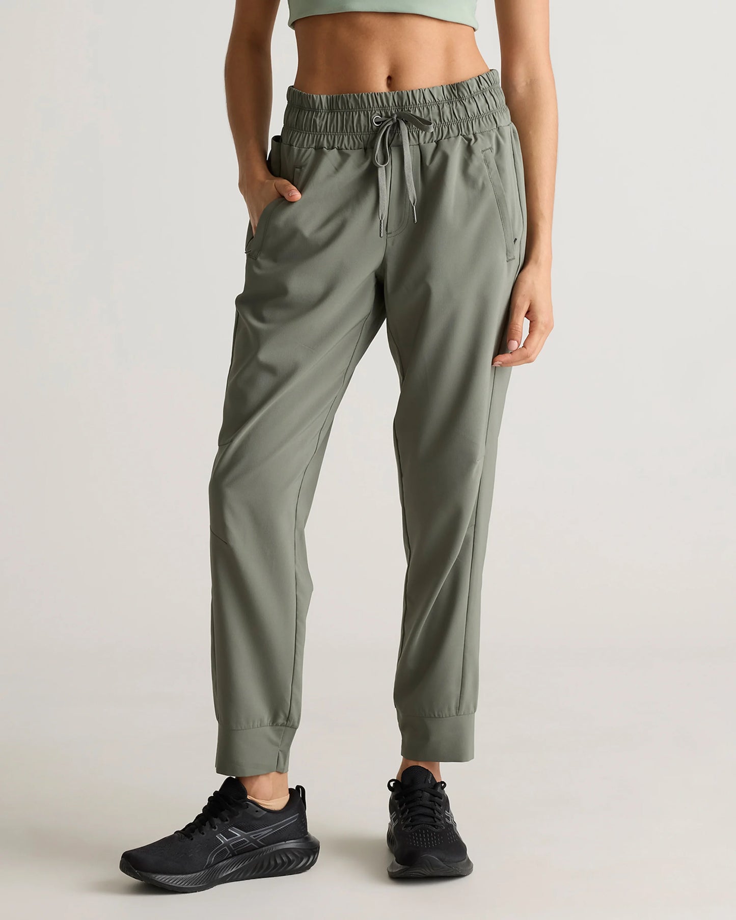 Micro Ripstop Mid-Rise Hike Joggers - XS / Heritage Olive