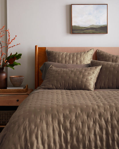 Bamboo Dream Quilt Set - Twin / Sage
