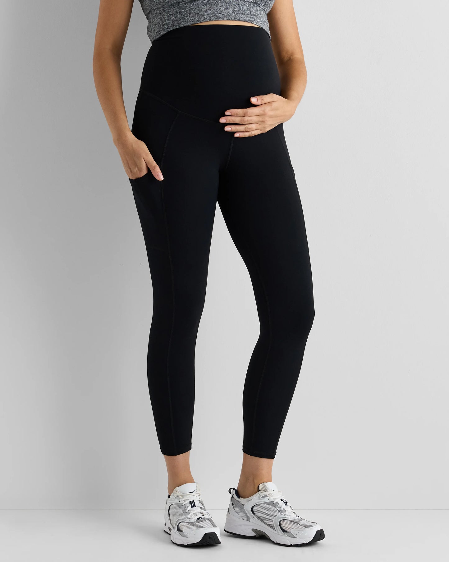 Ultra-Form Maternity Pocket Leggings - XS / Black