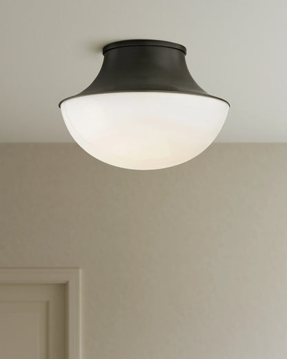 Drop Steel Flush Mount - One Size / Brass