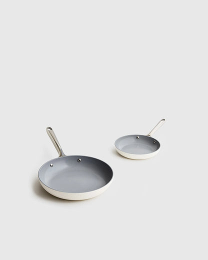 Ceramic Nonstick Frying Pan Set - One Size / Navy