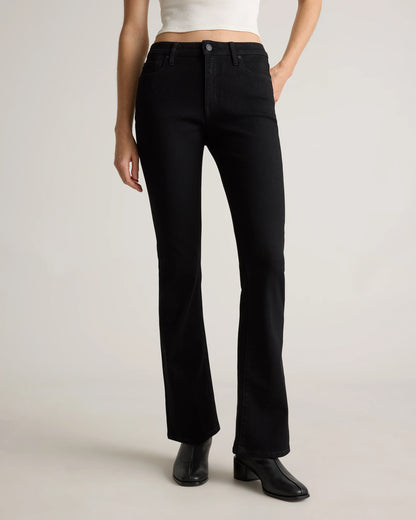 Luna Stretch Flare Jeans - 24 / Black