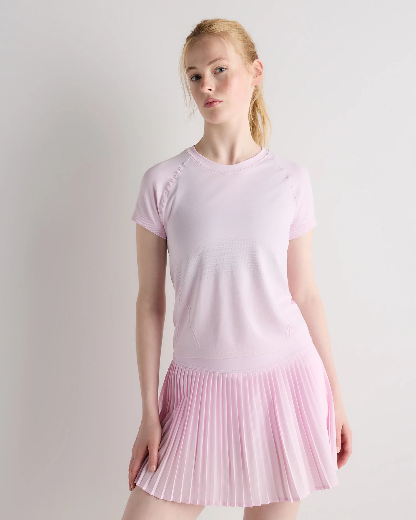 Seamless Waist-Length Tee - XS / Azul Blue