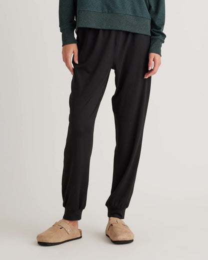 Flowknit High-Rise Boyfriend Joggers - XS / Heather Navy