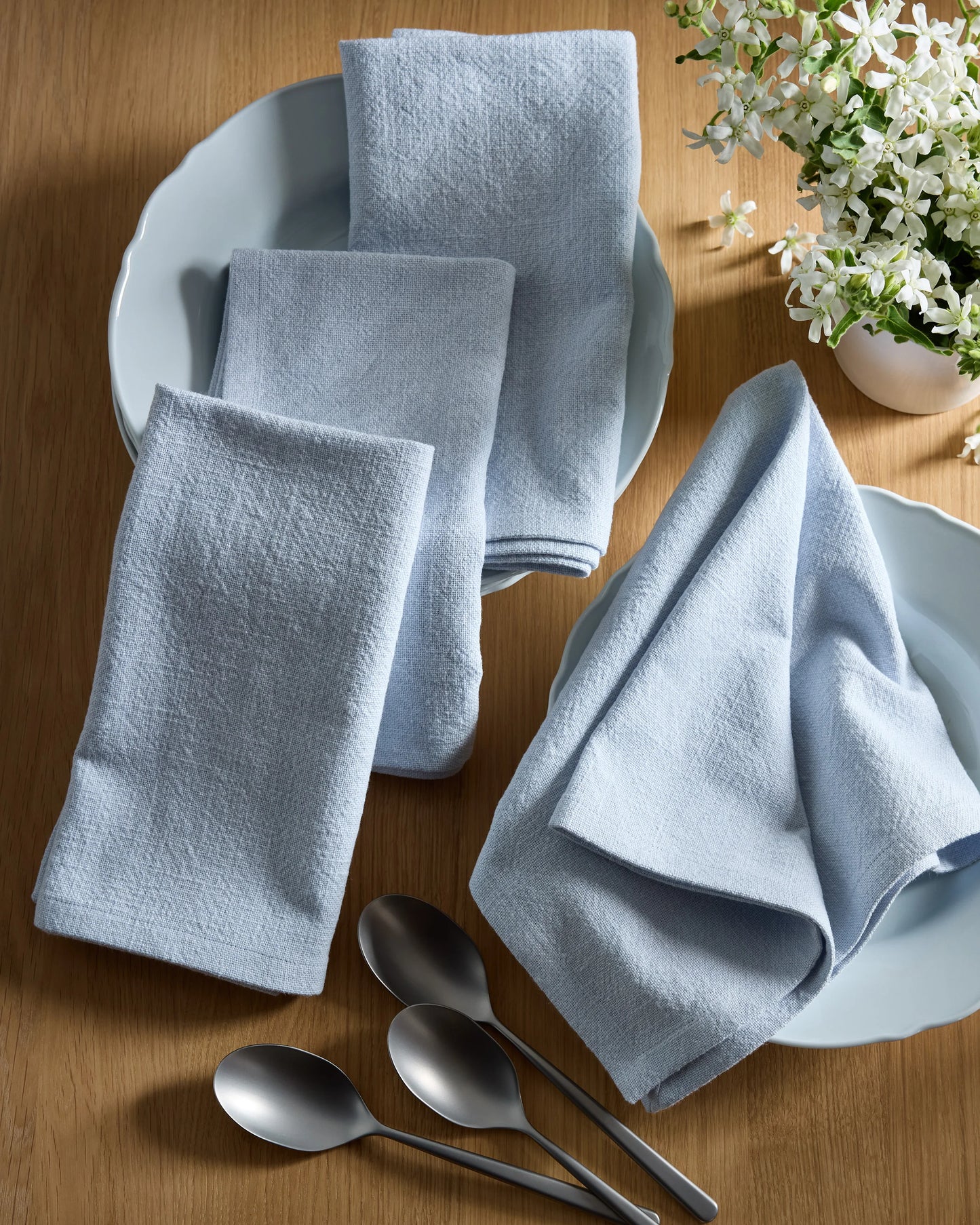 Organic Cotton Napkins - One Size / Warm White