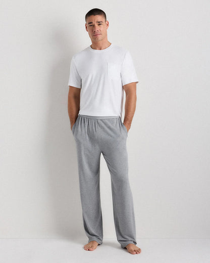 Bamboo Jersey Relaxed Lounge Pants - S / Black